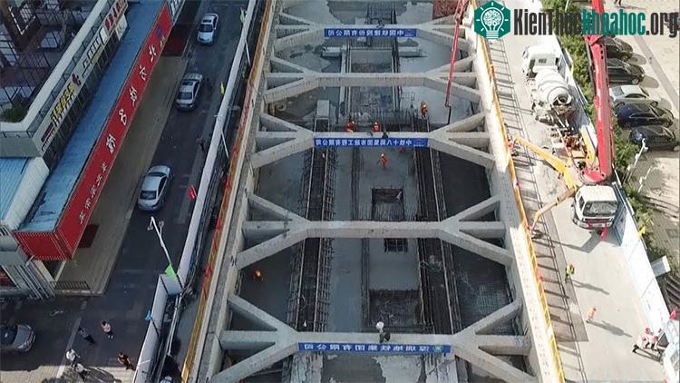 Phần chính của công trình hôm 28/10 đã hoàn thành xây dựng.