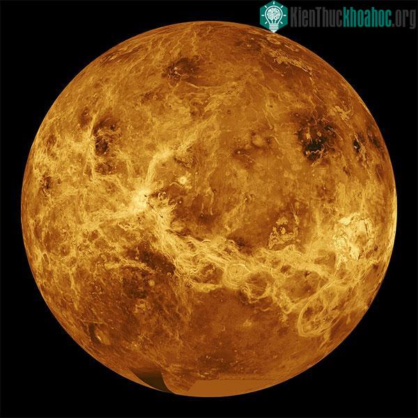 Khí quyển sao Kim chụp năm 1979 qua bước sóng tử ngoại từ tàu Pioneer Venus Orbiter.