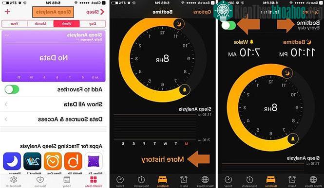 Apple Watch cũng có thể giúp bạn theo dõi giấc ngủ hằng ngày.