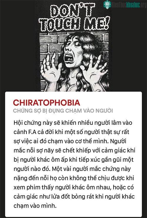 Hội chứng sợ bị đụng chạm vào người