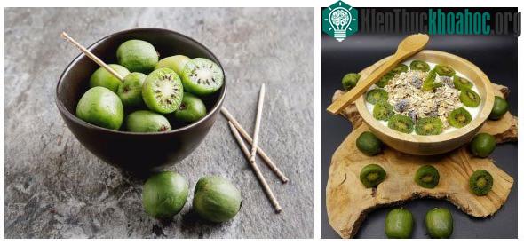Kiwi berry có thể là món ăn chơi cực kì bổ dưỡng.