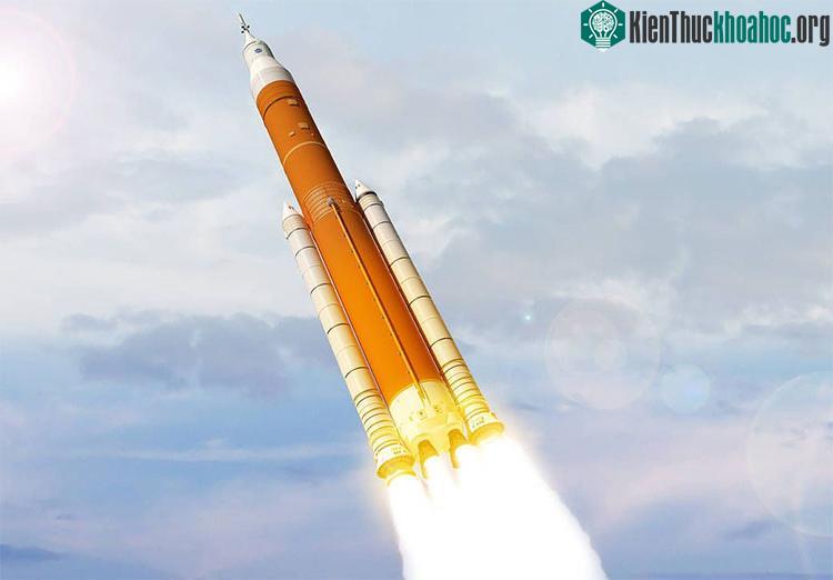 Mô phỏng siêu tên lửa sao Hỏa - (ảnh: NASA).