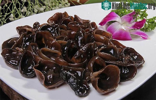 Mộc nhĩ ngâm quá lâu