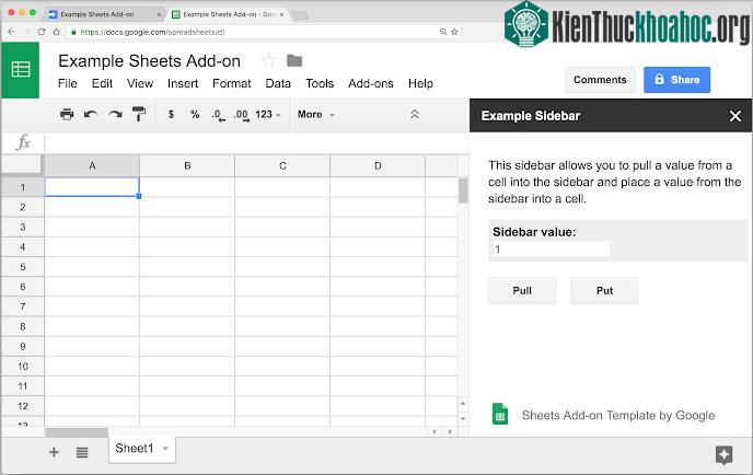 Google Sheets&nbsp;
