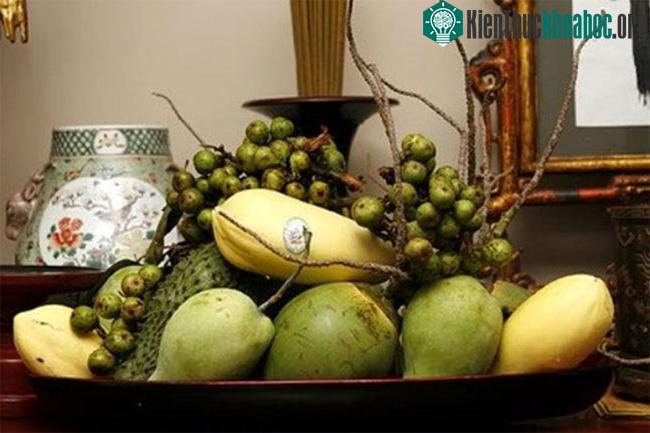 Các loại trái cây trong mâm ngũ quả còn có nhiều giá trị dinh dưỡng.