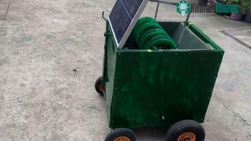 Máy trồng hành tím tự động, chạy bằng năng lượng mặt trời ảnh 1