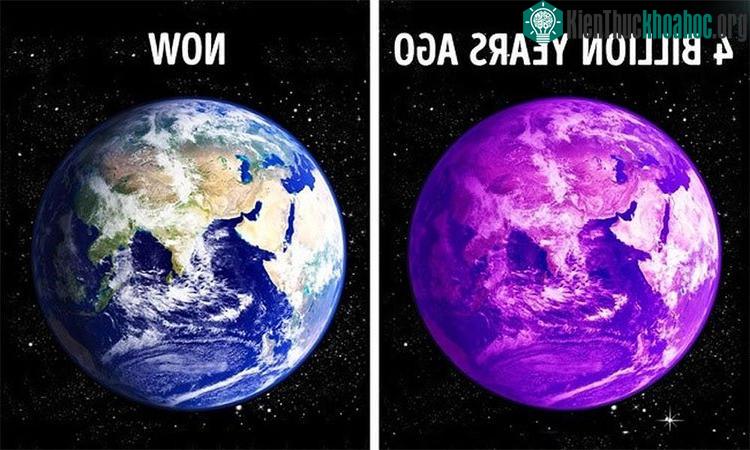 “Hành tinh xanh” vốn là “Hành tinh tím”