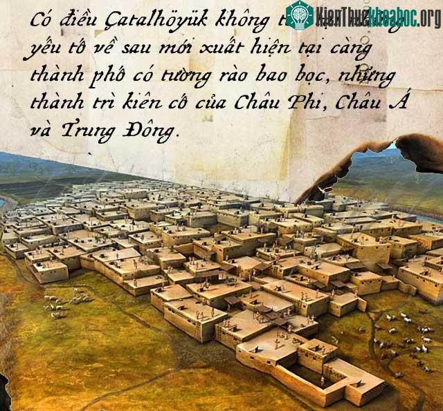 Có thể coi Çatalhöyük là một "thành phố" của Thời kỳ Đồ đá mới