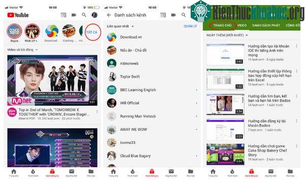 Cách hủy subscribe kênh Youtube