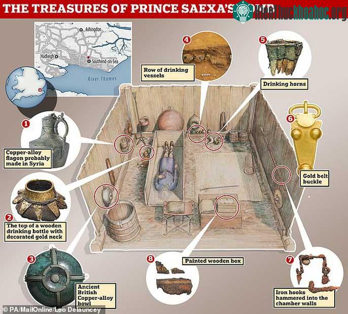 Phối cảnh mộ hoàng tử Saexa
