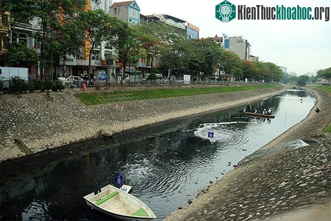 Thử nghiệm làm sạch bằng công nghệ Nhật Bản: Nước sông Tô Lịch bớt mùi, chỉ số môi trường thay đổi tích cực ảnh 0