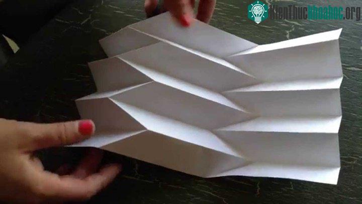 Các nếp nhăn trên giấy