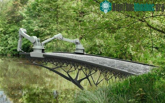 Xây dựng cầu bằng công nghệ in 3D.