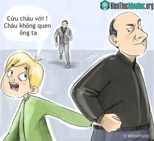 Hét lên khi người lạ tiếp cận