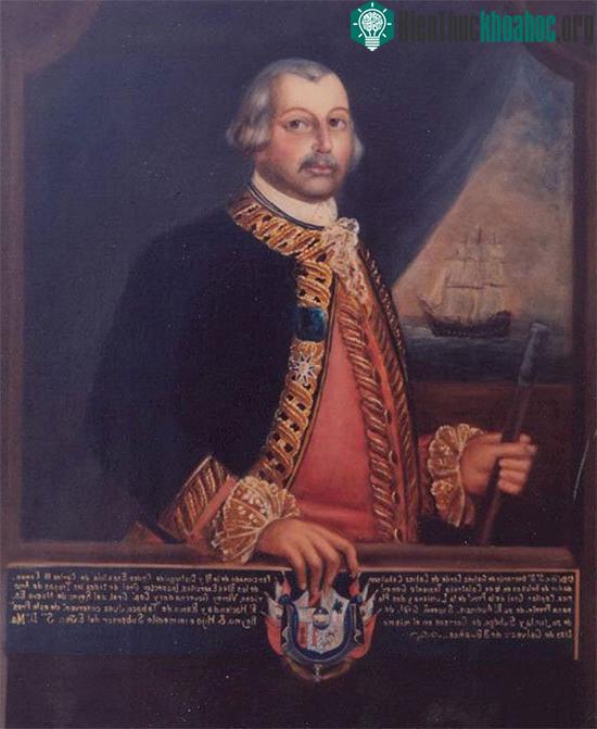 Bức tranh Bernardo de Galvez