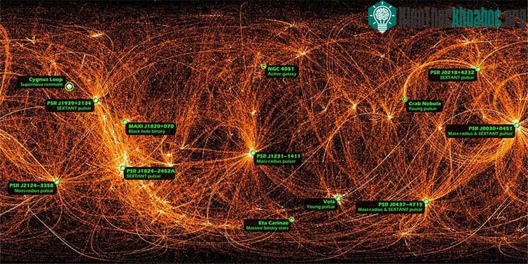Các nhà khoa học tại NASA đã dùng tia X để xây dựng bản đồ các vì sao.