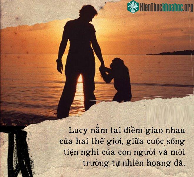 Lucy nằm tại điểm giao nhau của hai thế giới