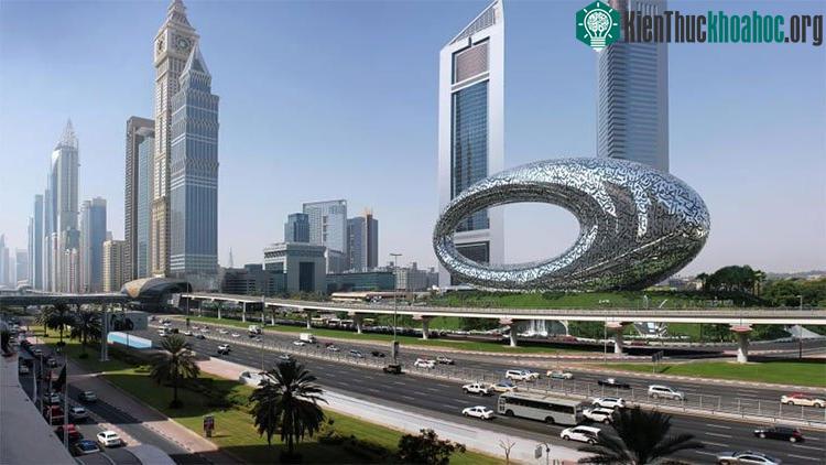 Trong ảnh là hình vẽ phối cảnh bảo tàng.