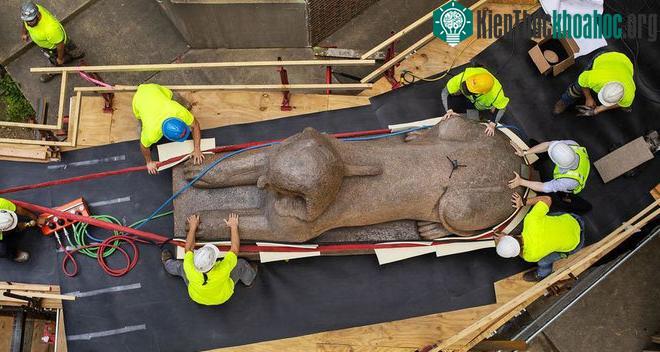 Đây là tượng Nhân sư lớn nhất vùng tây bán cầu, được phát hiện vào năm 1913.