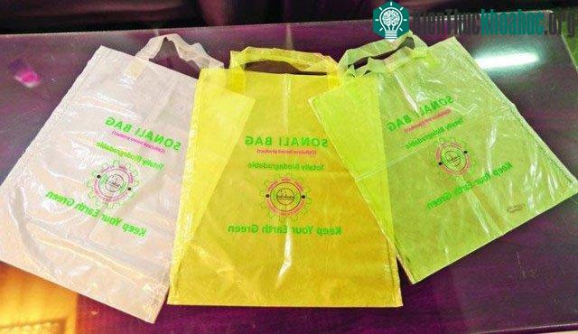 Túi sinh học sau khi dùng xong, ủ lại có thể tự hủy trong vòng 2-3 tháng.