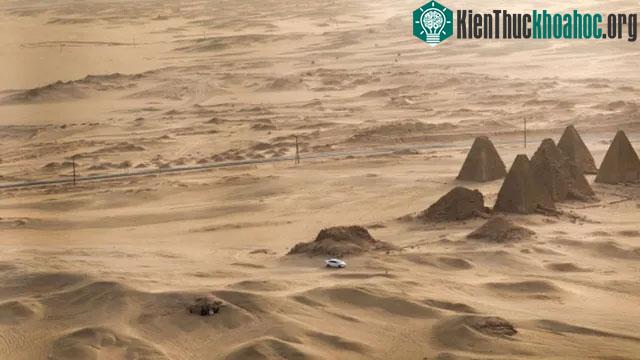 Khu vực các kim tự tháp ở Sudan.
