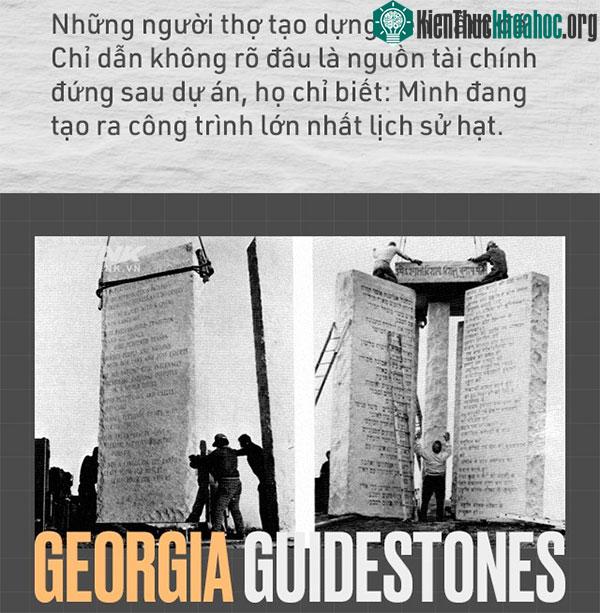 Những người thợ tạo dựng nên tấm đá chỉ dẫn không rõ đâu là nguồn tài chính đứng sau dự án