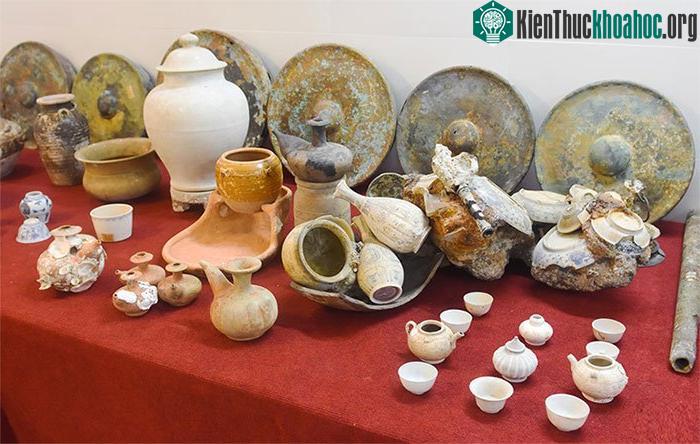 Hiện vật trong con tàu đắm ở Phú Quốc - Kiên Giang