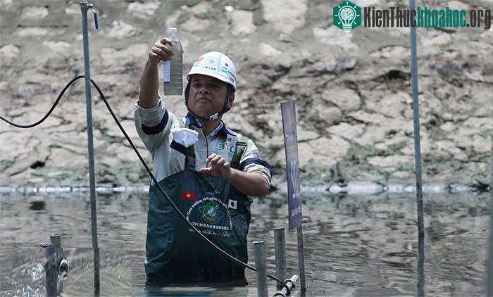 Bản thân công nghệ này tạo thành hệ thống tăng khả năng tự làm sạch của dòng sông