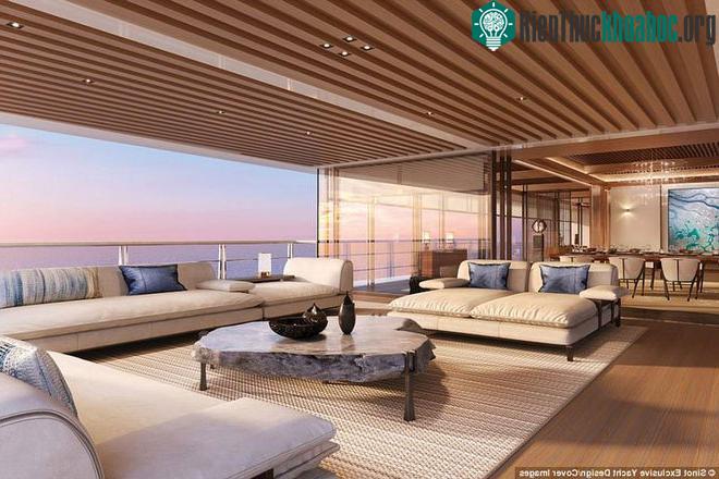 Chiêm ngưỡng du thuyền siêu sang có đủ sân vườn, hồ bơi, phòng gym và phòng VIP ảnh 3