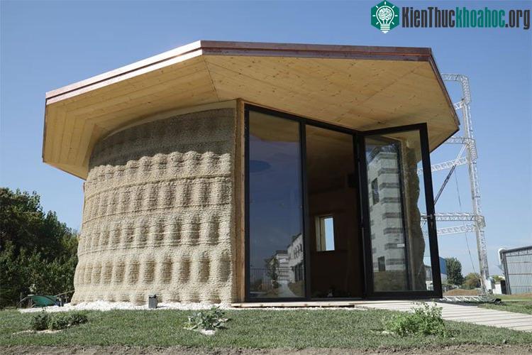 Nhà sinh thái Gaia được công ty Italy in 3D WASP xây dựng hồi tháng 10/2018.
