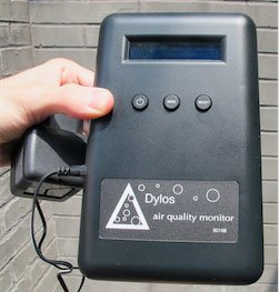 Thiết bị đo hạt bụi trong không khí bằng tia laser