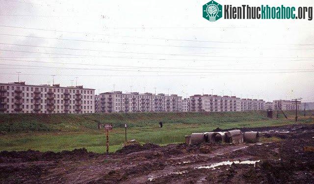 Những ngôi nhà theo phong cách Liên Xô năm 1963.