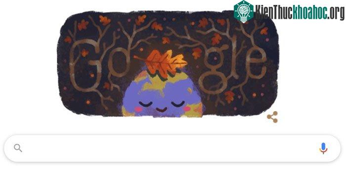 Google thay đổi hình doodle để chào mùa thu năm 2019 ở Bắc bán cầu, bắt đầu từ ngày 23/9.