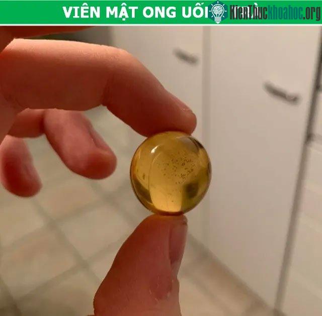 viên mật ong uống trà