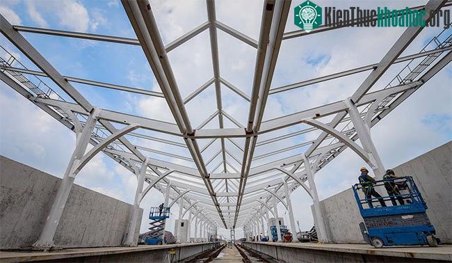 Toàn cảnh tuyến metro 33.000 tỷ khi hoàn thành 99% phần trên cao ảnh 8
