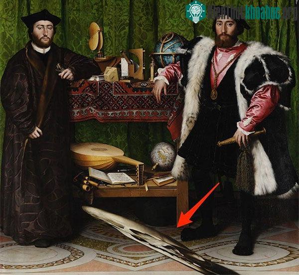 The Ambassadors là bức tranh nổi tiếng của danh họa người Đức Hans Holbein.