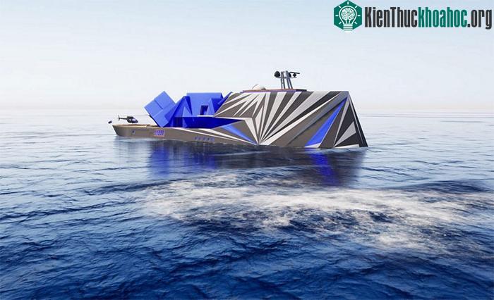 Du thuyền Fata Morgana có hình dáng giống núi băng trôi.