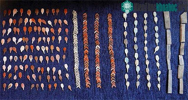 Những đồ tạo tác tìm thấy ở khu công nghiệp cổ đại.