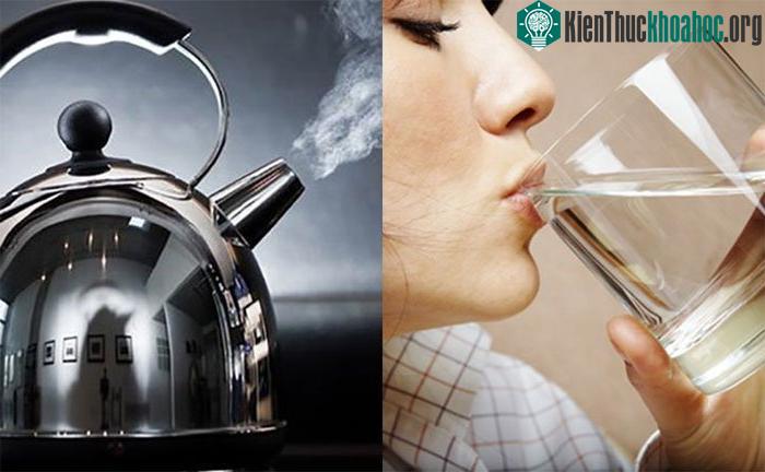 Chỉ nên uống nước đun sôi để nguội trong một ngày.