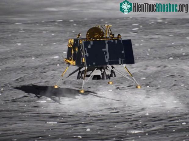 NASA cho biết, các dấu vết của tàu Vikram hoàn toàn không xuất hiện.