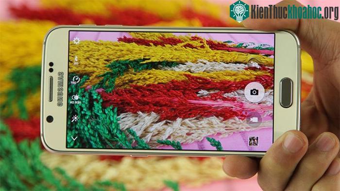 Dual pixel trên Samsung galaxy S6 Edge.