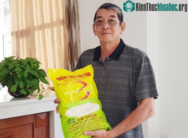 Vị Anh hùng lao động rất tự hào về gạo ST25.