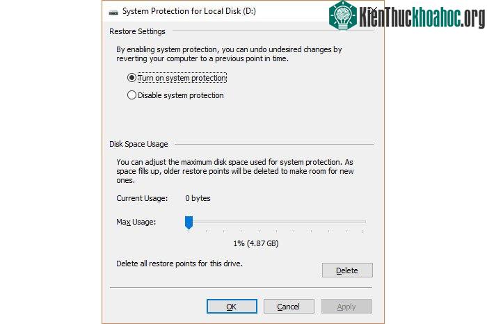 Windows's Shadow Copy đã từng được tích hợp trong các tính năng Previous Versions và System Restore.
