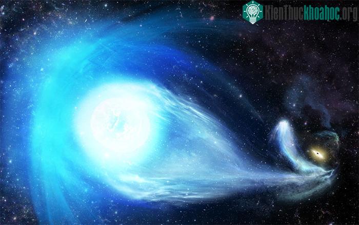 Ngôi sao hypervelocity gọi là S5-HVS1 đi "du lịch'" ra khỏi Milky Way với tốc độ khủng khiếp - 2,3 triệu dặm một giờ. (Nguồn ảnh: Space).