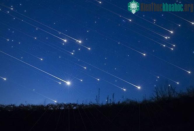 Mưa sao băng Geminids đạt cực đại vào đêm 13 rạng sáng ngày 14/12.