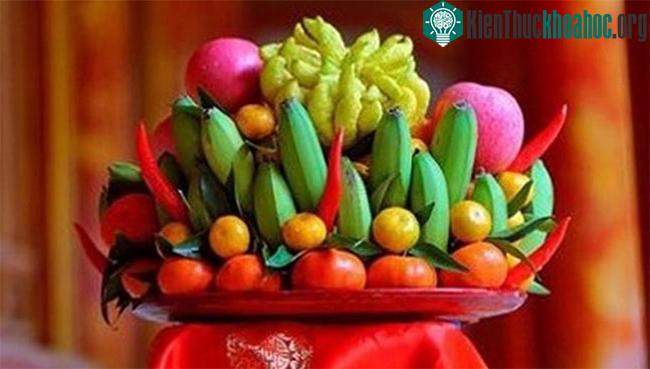 Mâm ngũ quả miền Bắc.
