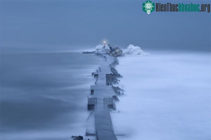 Bức ảnh “The ship of stranded” (Con tàu mắc cạn)