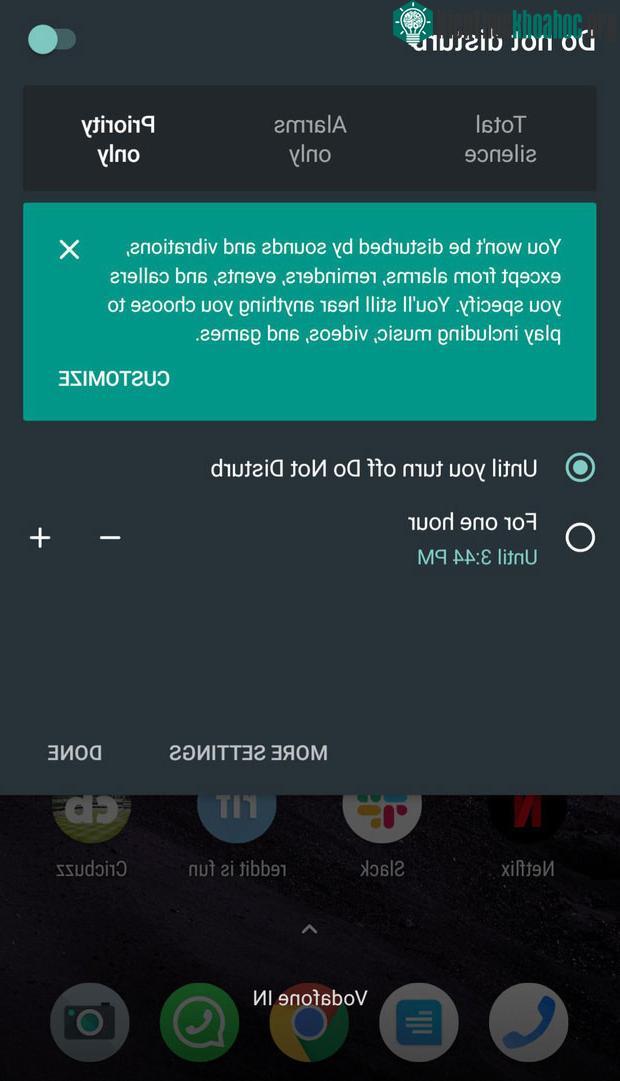 Vo hiệu hóa các thông báo