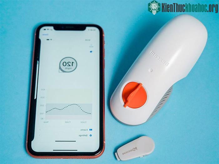 Với ứng dụng trên smartphone, người dùng có thể nhìn rõ được thay đổi của đường huyết, từ đó suy ra kết luận về chế độ ăn. (Ảnh: Business Insider).