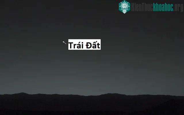 Trái Đất khi nhìn từ sao Hỏa.